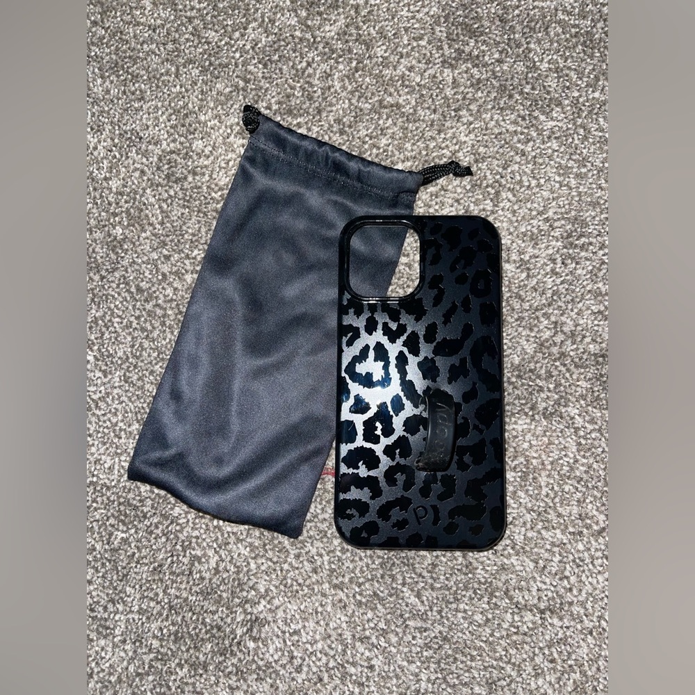 LOOPY Original - iPhone 12 Pro Max - Midnight Leopard | Matte & Gloss / Lefty